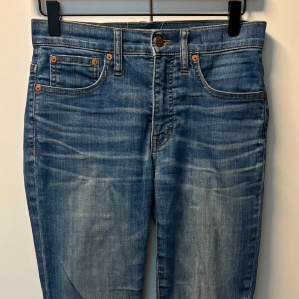 Madewell Cali Demi-Boot Jeans Size 28 Medium Wash High-Rise Stretch Bootcut